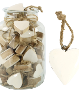 8867 VERRE PENDENTIF COEUR WEISS 61P